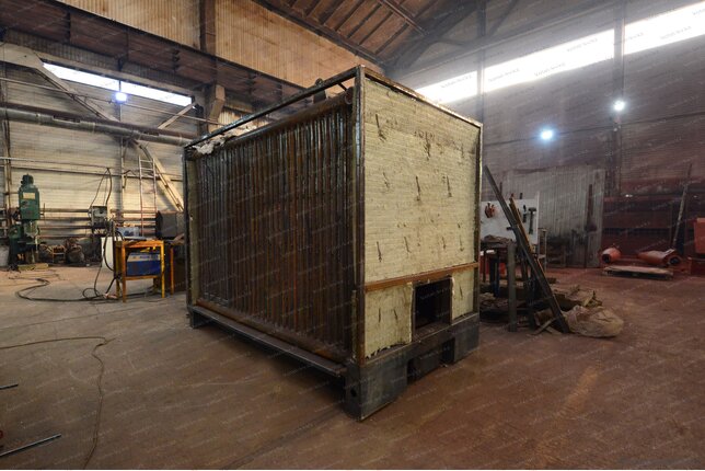 Угольный котел 0.7 МВт - изготовление