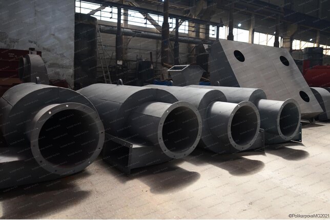 Изготовление промышленных циклонов ЦН 15 400 2СП