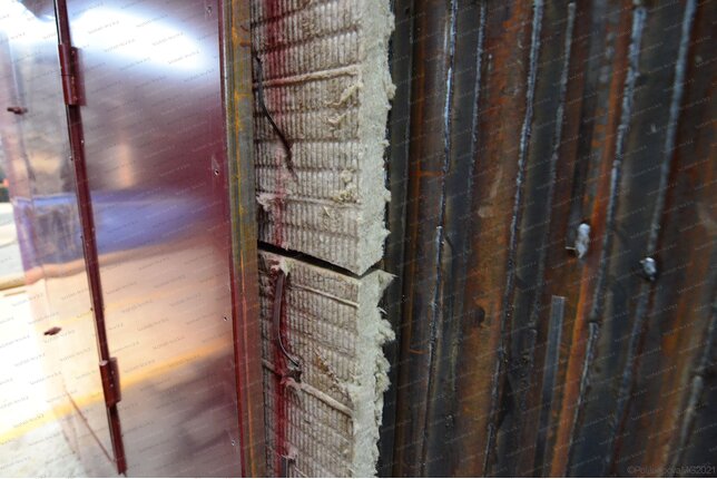 Котел твердотопливный 1200 кВт - обмуровка