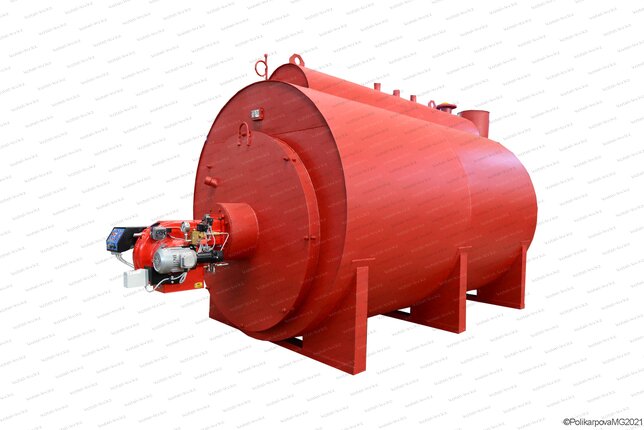 Паровой дизельный котел 1200 кг в час с температурой 130 С
